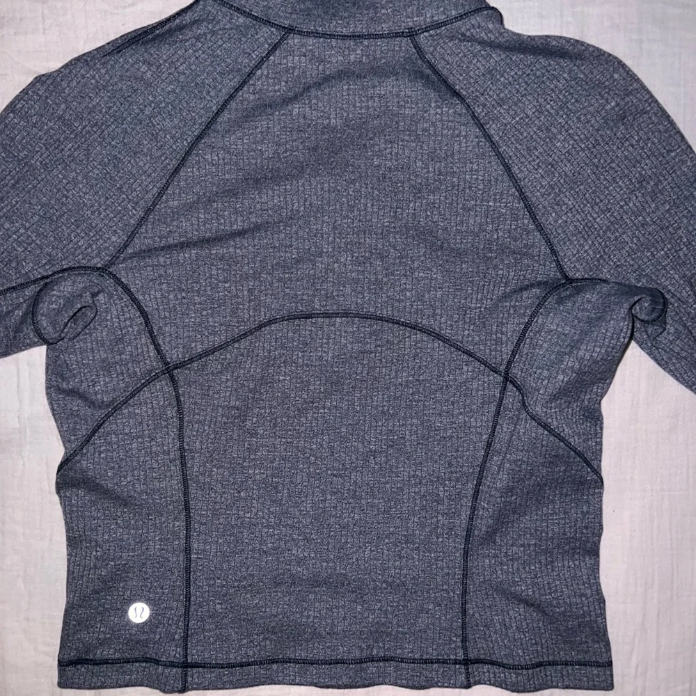 Lululemon - It’s Rulu Run Cropped Half Zip Ribbed Women’s Size 8
